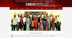 Desktop Screenshot of cmdanigeria.net